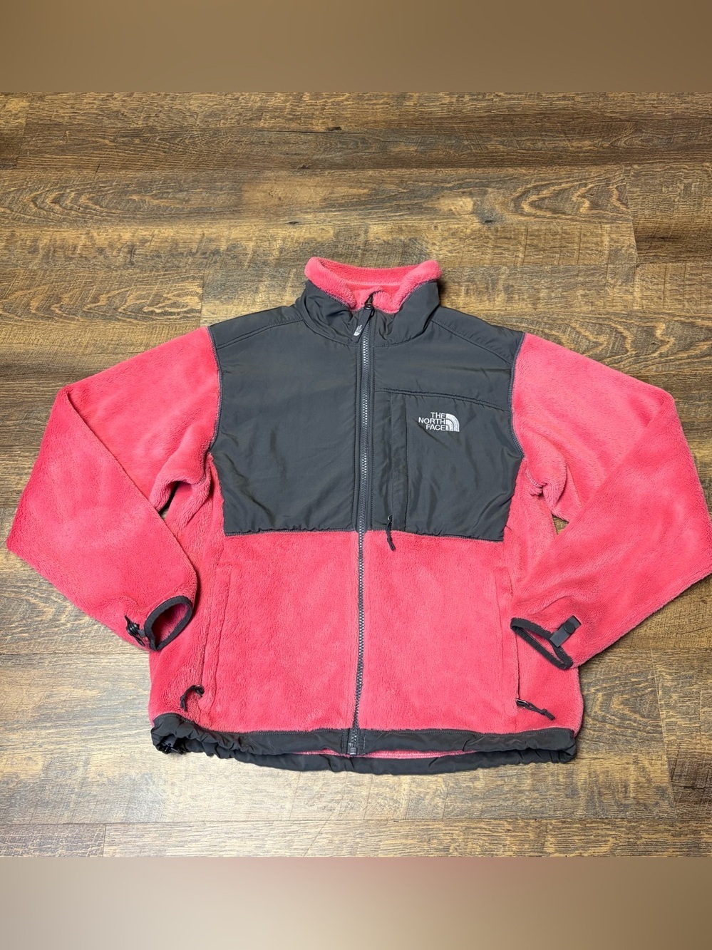 The North Face Denali Soft Plush Fleece Jacket Pink Full Zip Women's Small